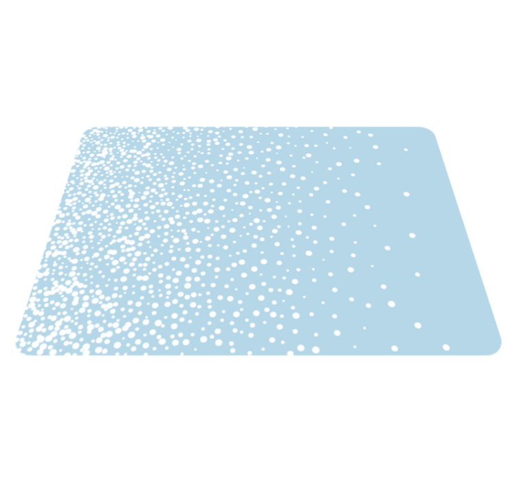 Tappeto in vinile per bambini Pattern di pois - TenStickers