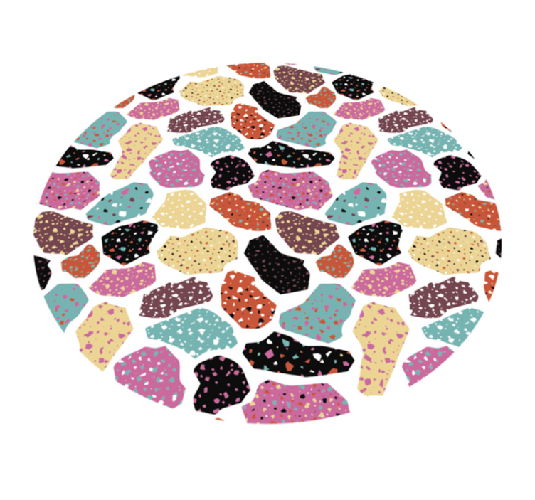 Tappeto vinile stampa animale terrazzo maculato - TenStickers