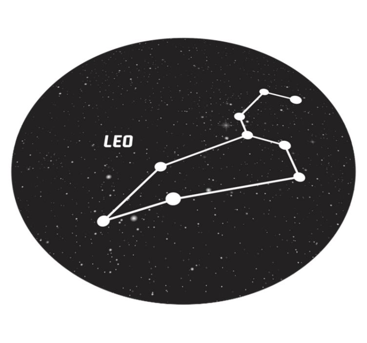 Tappetto vinile stelle astronomia delle costellazioni - TenStickers