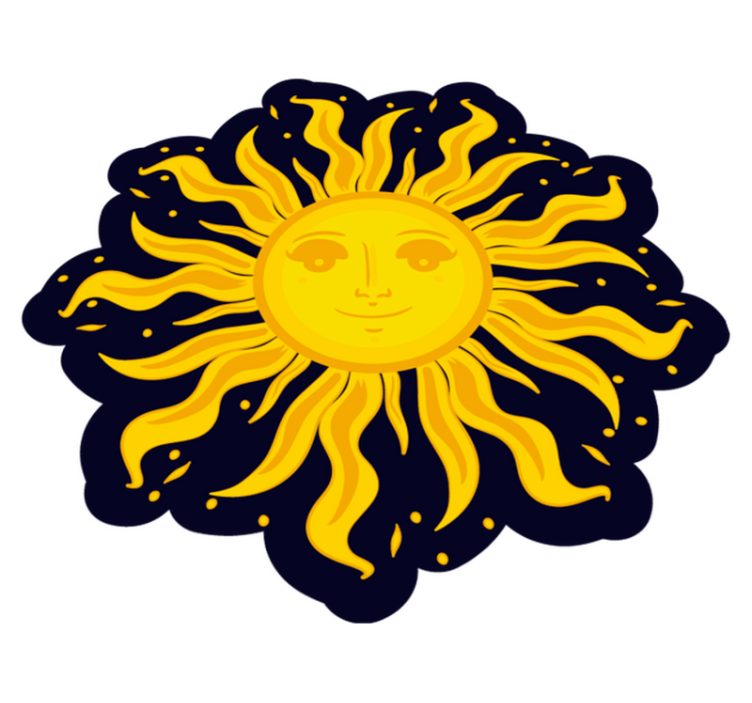 Tappeto vinile natura carattere solare - TenStickers