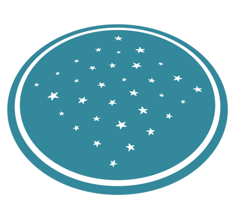 Tappetto vinile stelle motivo stellare - TenStickers