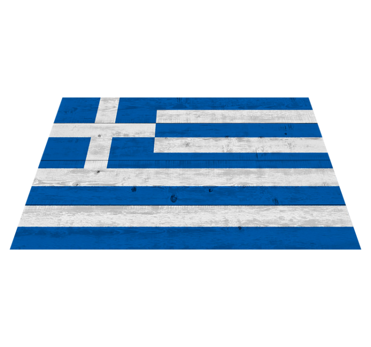 Tappeto vinile motivi struttura in legno a strisce - TenStickers