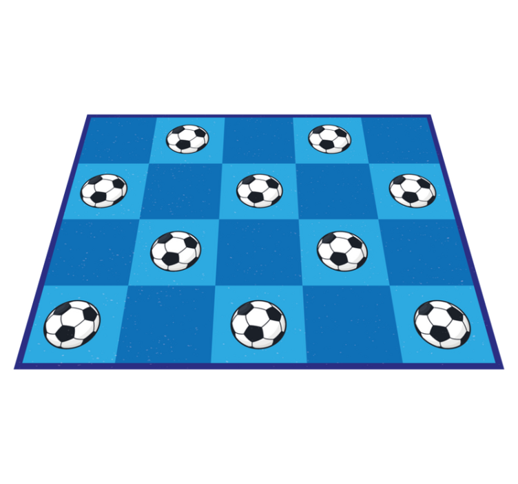 Tappeto vinile giochi fantasia calcio - TenStickers