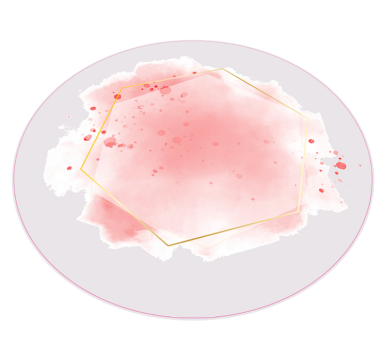 Tappeto vinile minimalista acquerello astratto - TenStickers