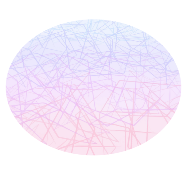 Tappeto vinile motivi sovrapposizione di linee astratte - TenStickers