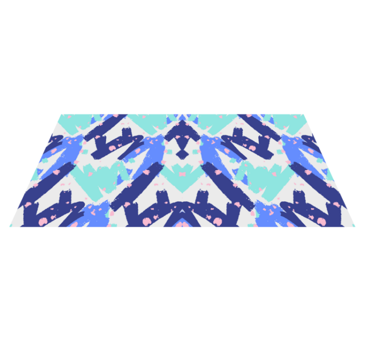 Tappeto in vinile soggiorno motivo mimetico astratto - TenStickers