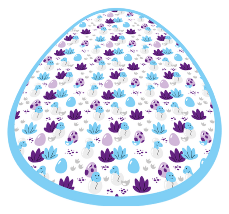 Tappeto vinile per bambini motivo di creatura stravagante - TenStickers