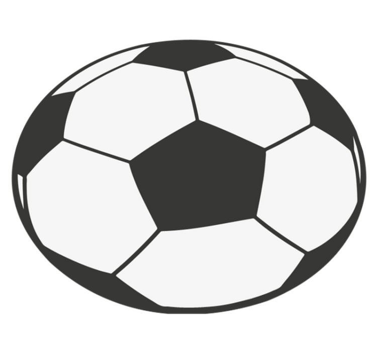 Tappeto vinile giochi sfera di calcio - TenStickers