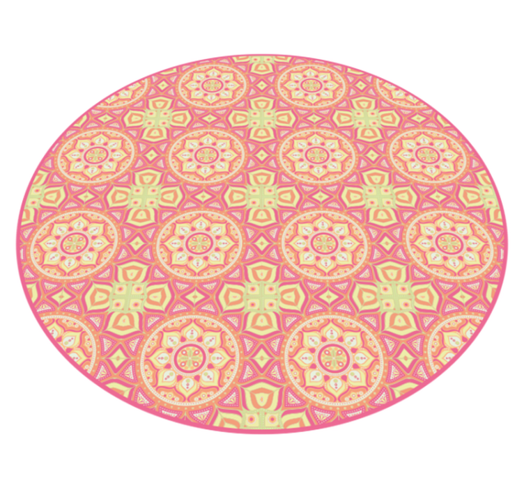 Tappeto vinile Mandala cerchio modello mandala - TenStickers