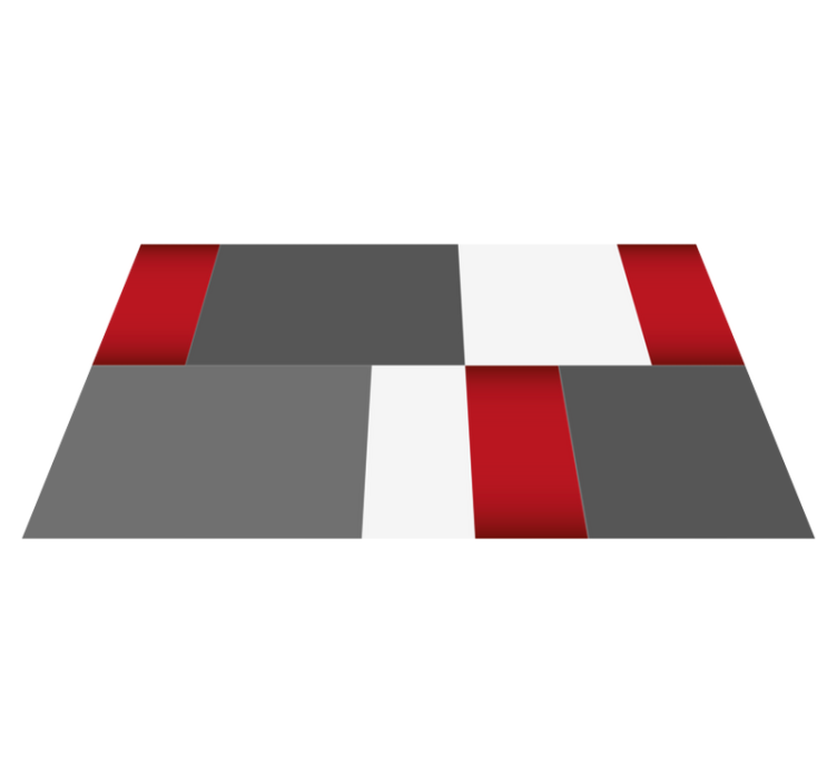 Tappeto vinile minimalista blocchi minimalisti - TenStickers