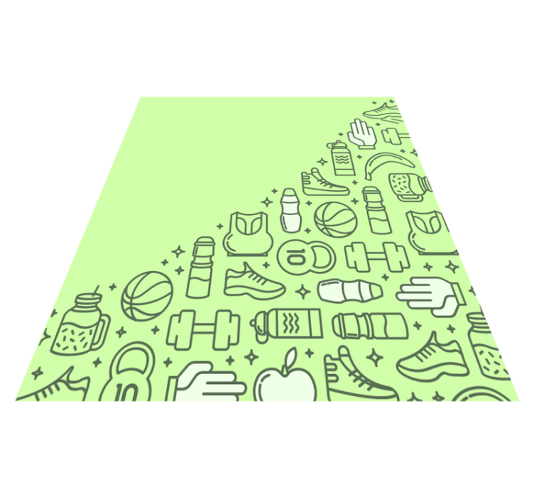 Tappeto vinile per bambini accessori per il fitness - TenStickers