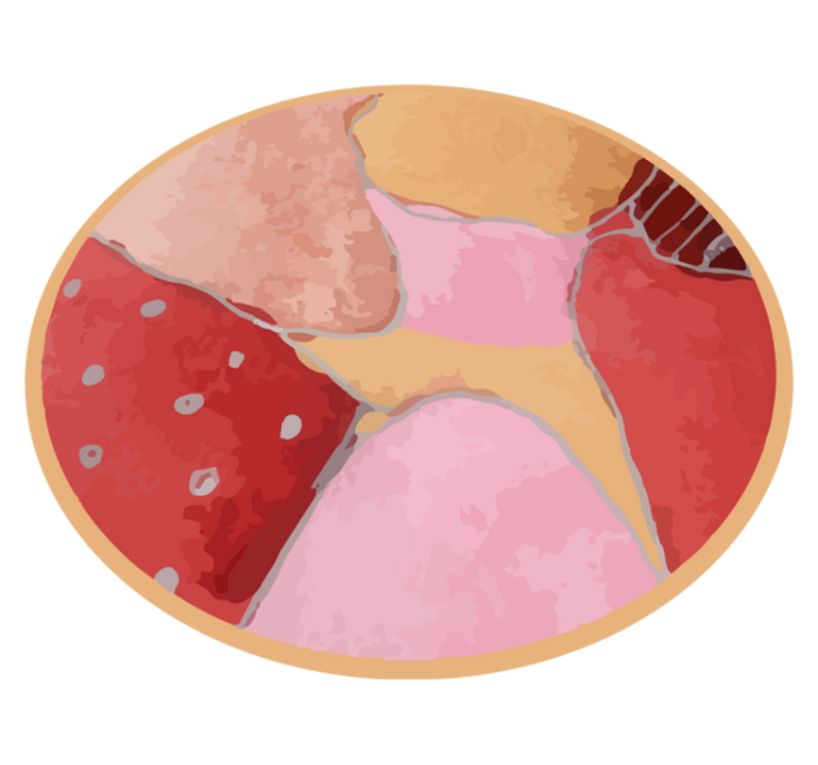 Zerbino pvc motivi floreali vivaci - TenStickers