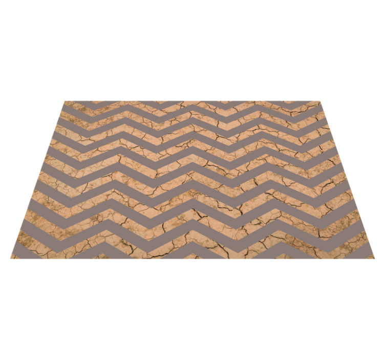 Tappeto vinile motivi struttura incrinata chevron - TenStickers