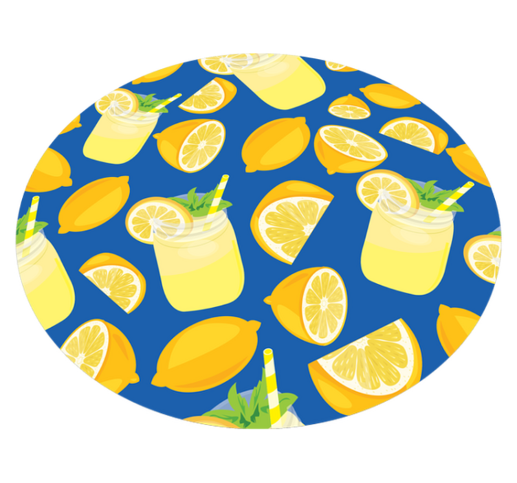 Tappeto pvc cucina limonata rinfrescante - TenStickers
