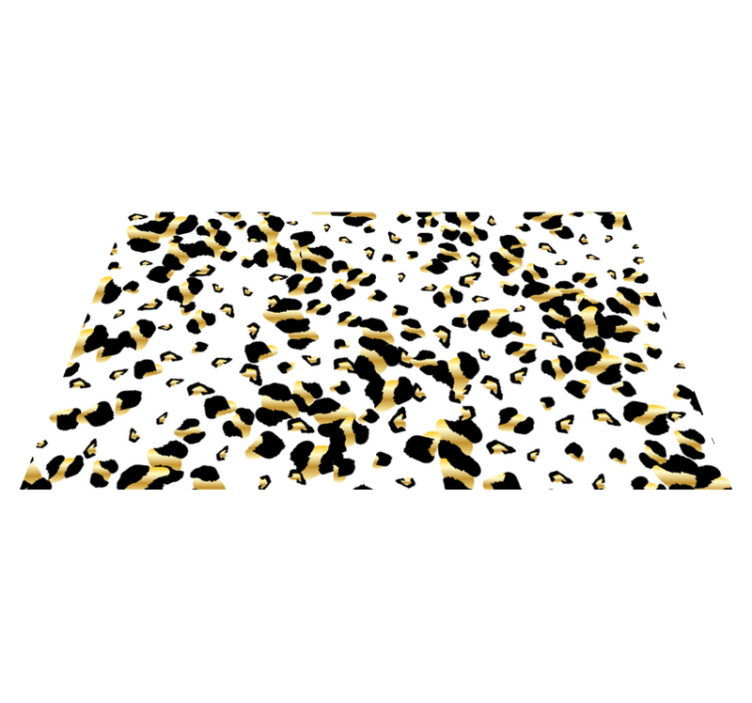 Tappeto vinile stampa animale eleganza del motivo leopardato - TenStickers