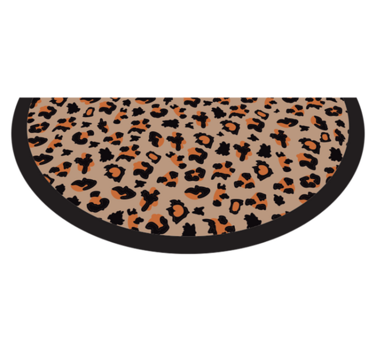 Tappeto vinile stampa animale design leopardato audace - TenStickers