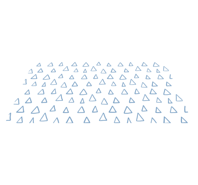 Tappeto vinile geometrico disegno a triangolo - TenStickers