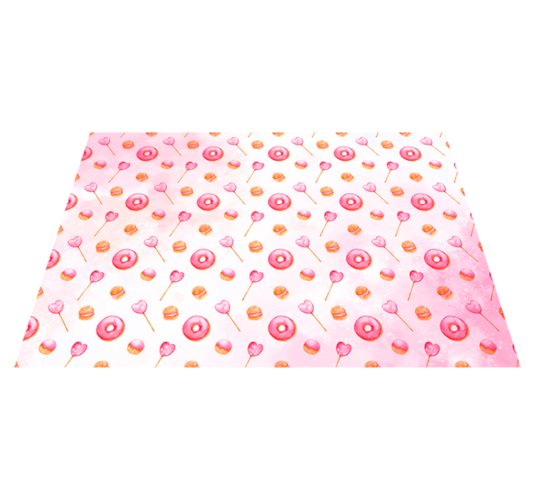 Tappeto pvc cucina dolce delizia felicità - TenStickers