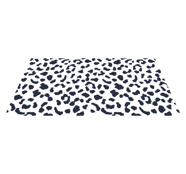 Tappeto vinile stampa animale maculato leopardato - TenStickers