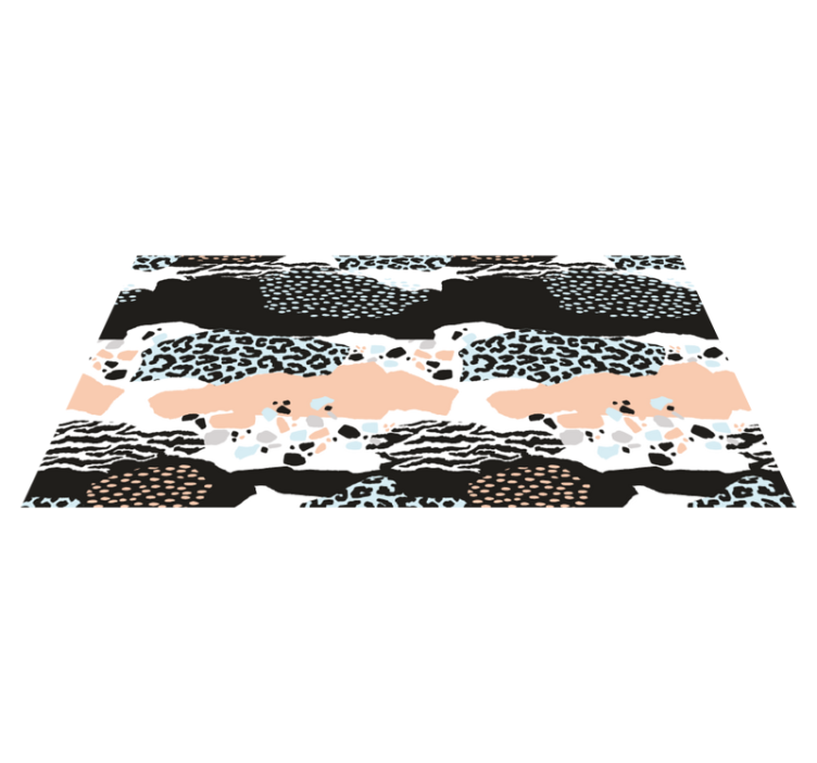 Tappeto vinile stampa animale motivo leopardato elegante - TenStickers