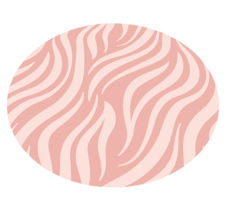 Tappeto vinile stampa animale eleganti strisce zebrate - TenStickers