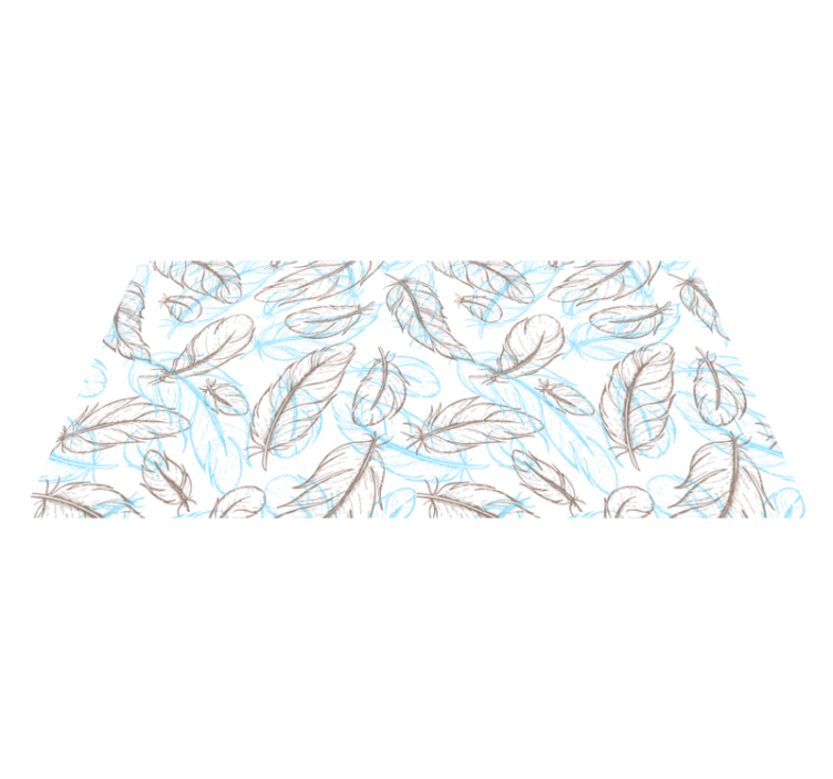 Zerbino pvc foglie ispirate alla natura - TenStickers