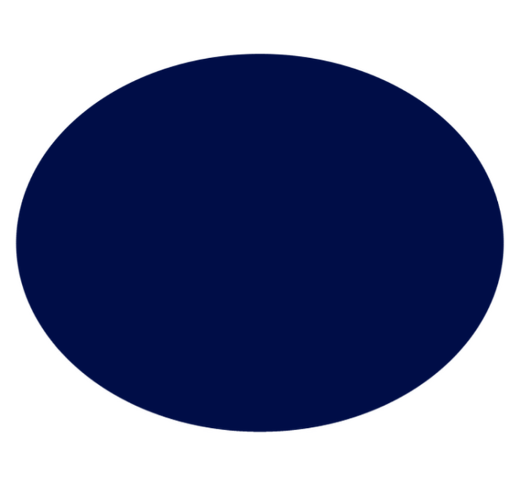 Tappeto vinile blu rotondo color blu navy - TenStickers