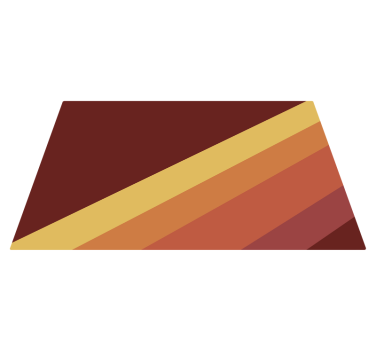 Tappeto vinile minimalista motivo a strisce vibranti - TenStickers