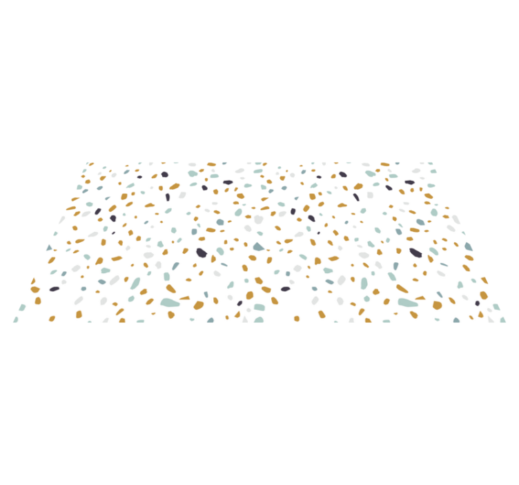 Tappeto in vinile con testi Terrazzo in stile nordico - TenStickers