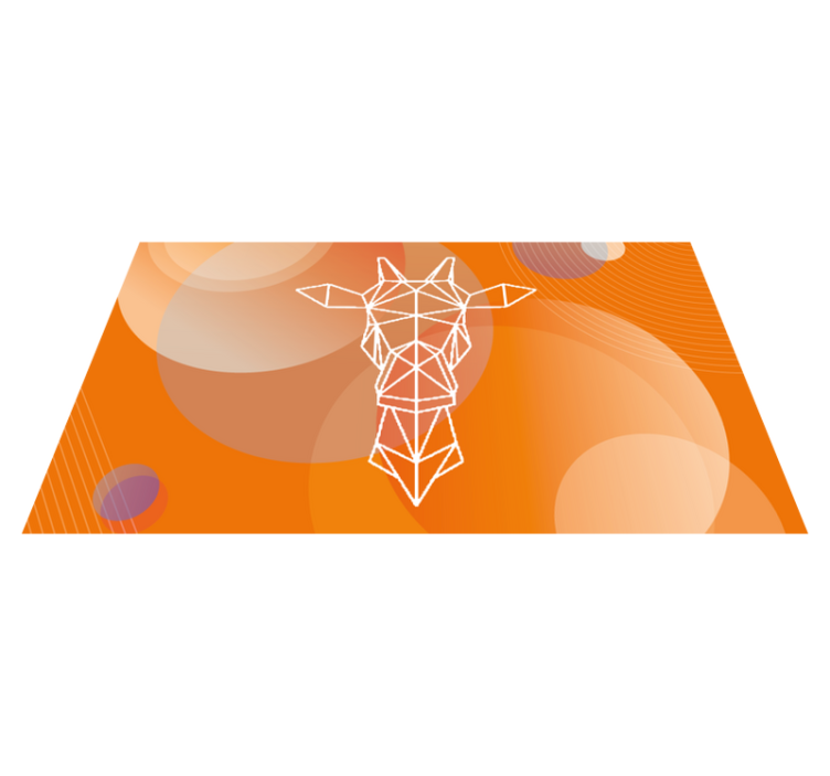 Tappeto vinile moderno con motivi geometrici astratti - TenStickers