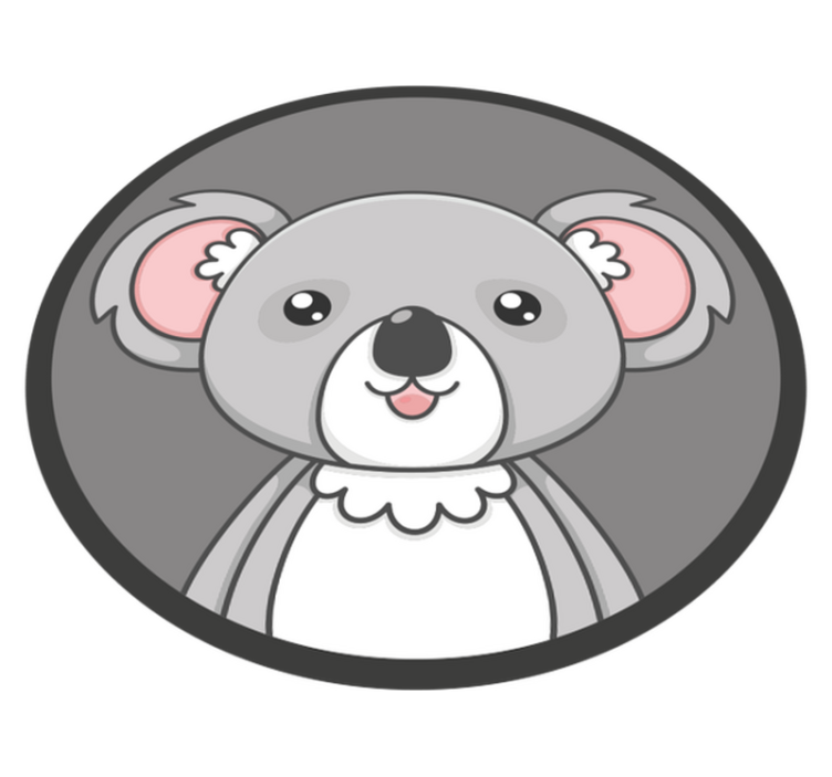 Tappeto vinile per bambini illustrazione koala carina - TenStickers