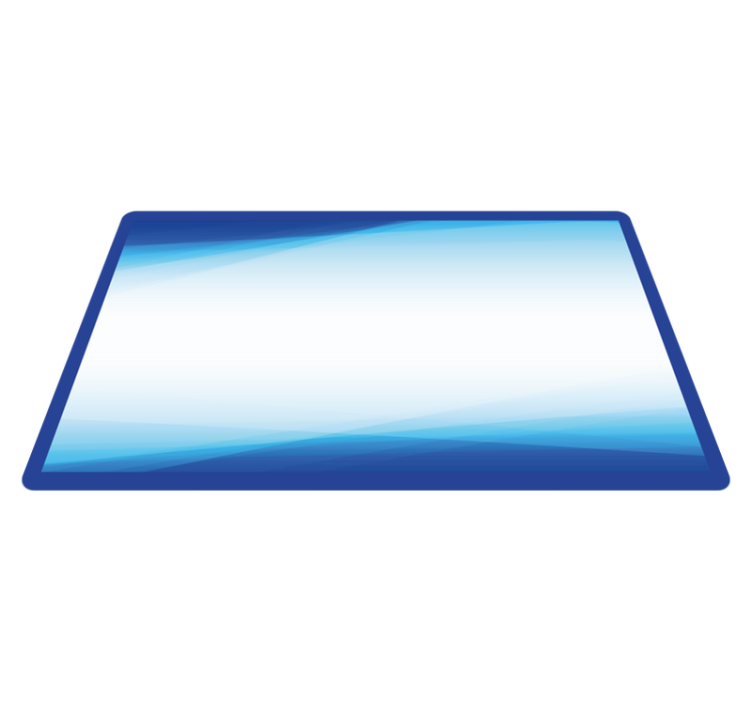 Tappeto vinile minimalista miscela di gradienti freddi - TenStickers