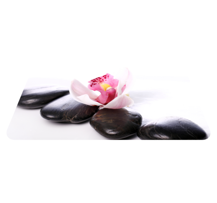 Tappeto vinile natura elegante serenità floreale - TenStickers