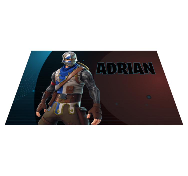 Tappeto vinile per ragazzi personaggio di gioco eroico - TenStickers