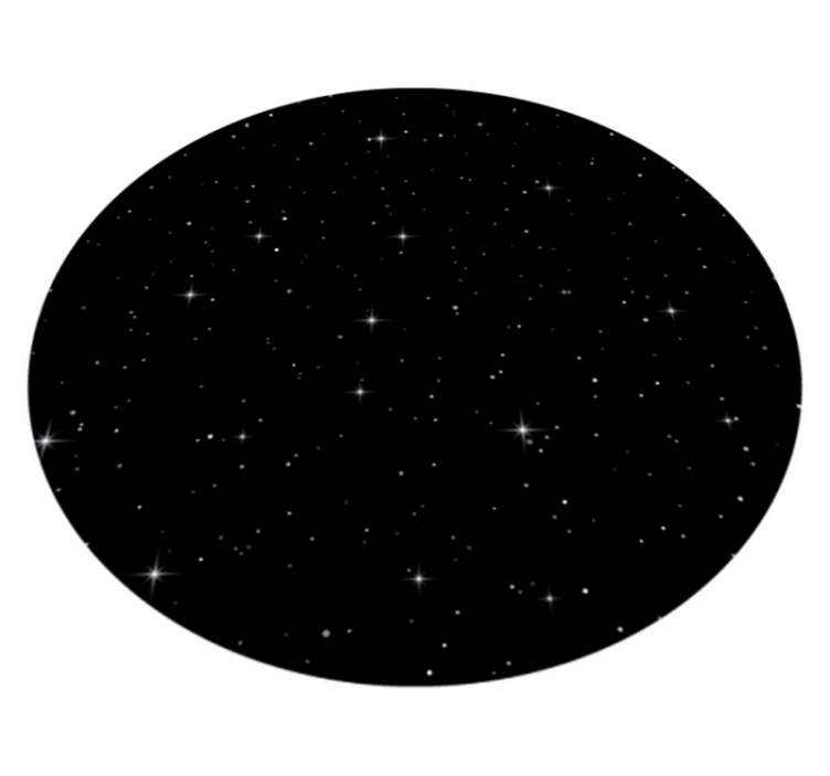 Tappetto vinile stelle visione notturna stellata - TenStickers