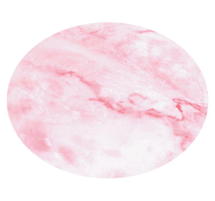 Tappeto vinile effetto marmo aspetto realistico rosa - TenStickers