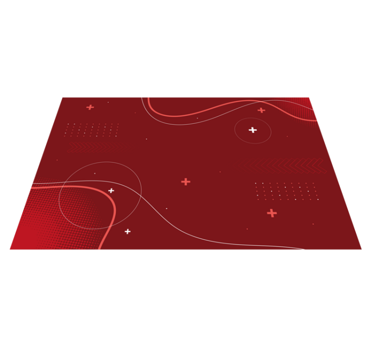 Tappeto vinile moderno modelli astratti dinamici - TenStickers