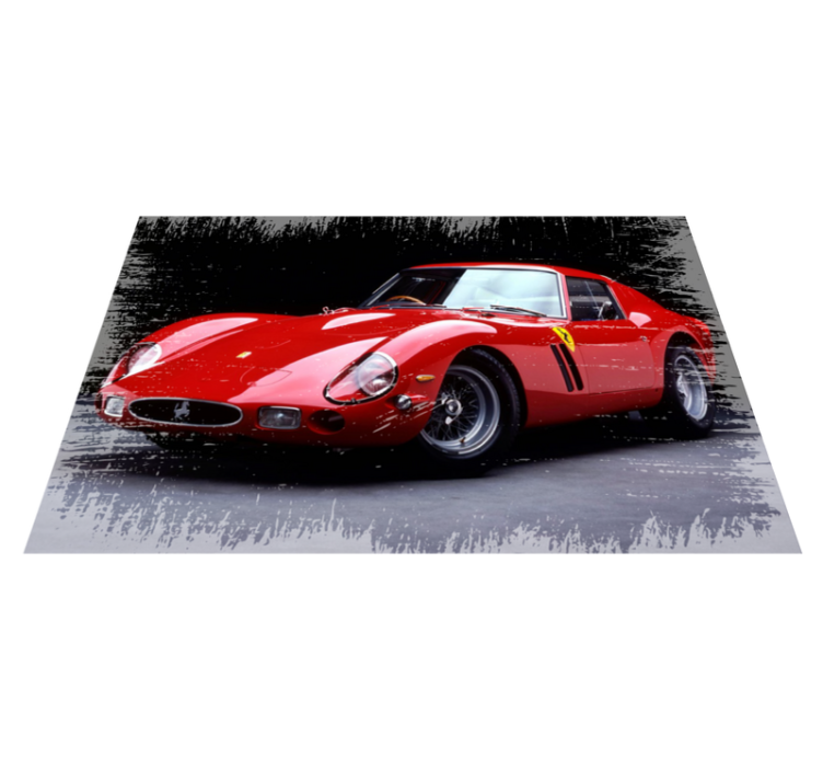 Tappeto vinile per ragazzi classiche sportive rosse - TenStickers