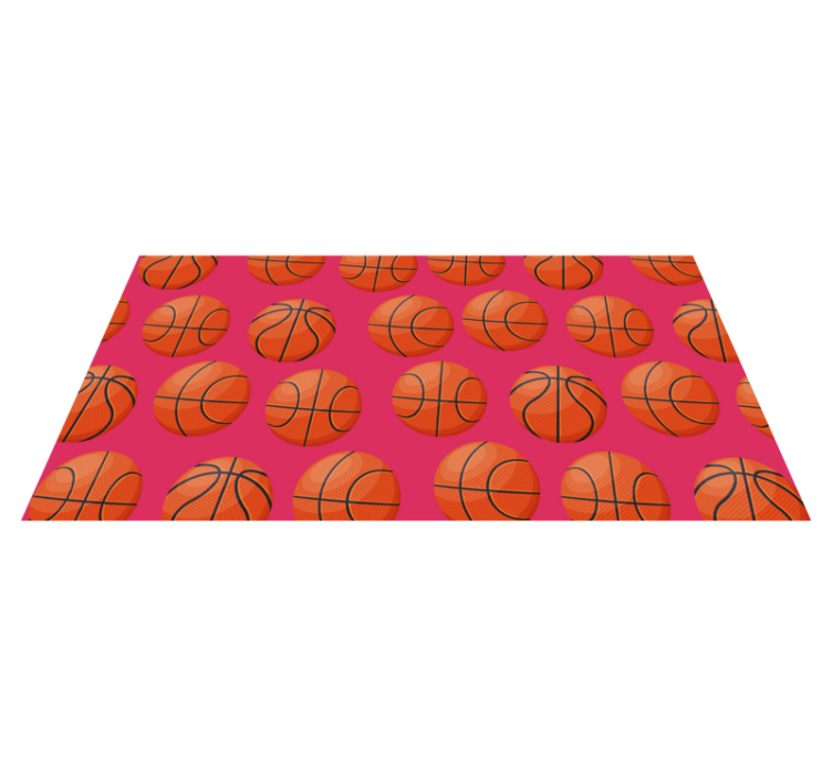Tappeto vinile per bambini motivo del basket - TenStickers
