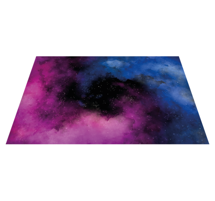 Tappetto vinile stelle cielo notturno cosmico - TenStickers