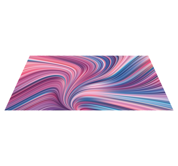 Tappeti vinile motivi torsioni delle tonalità correnti - TenStickers