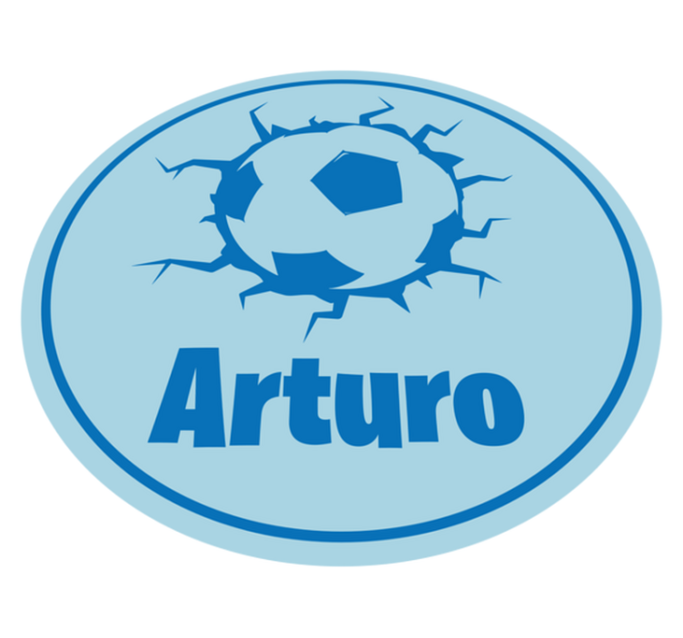 Tappeto vinile per bambini con pallone personalizzato - TenStickers