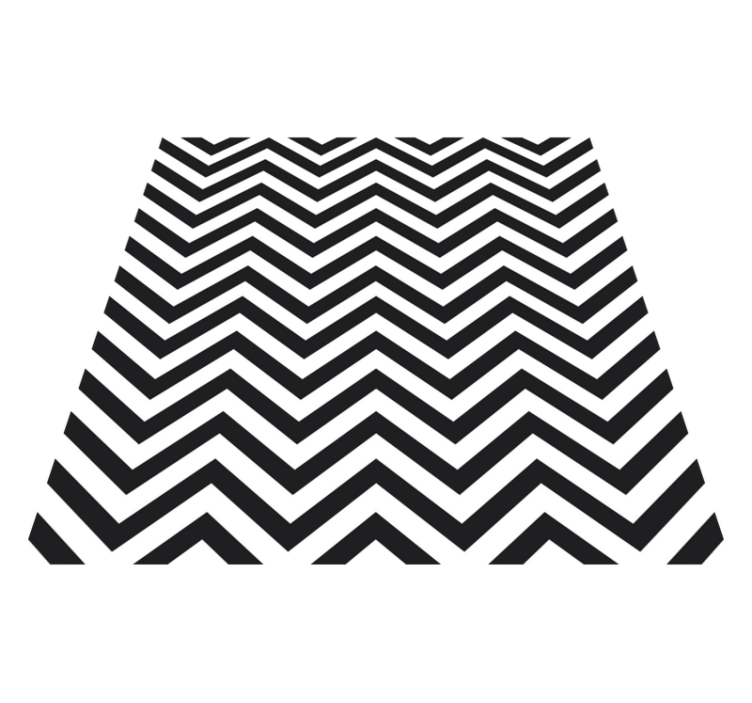 Tappeto vinile strisce motivi a strisce chevron - TenStickers