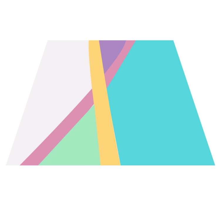 Tappeto vinile moderno strati astratti colorati - TenStickers