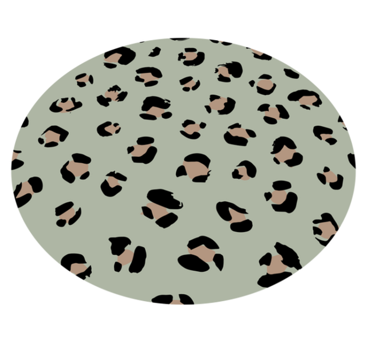 Tappeto vinile stampa animale estetica leopardata - TenStickers