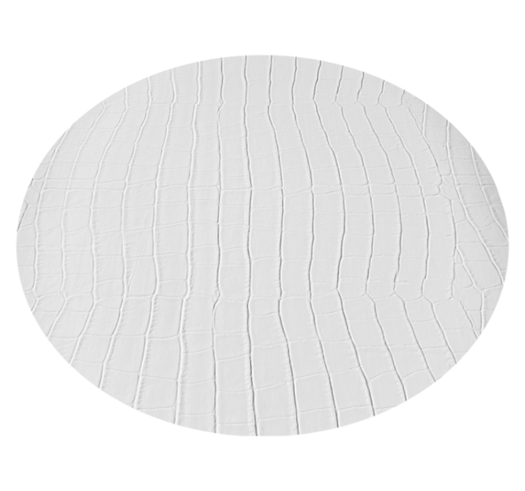 Tappeto vinile animali motivo coccodrillo bianco - TenStickers