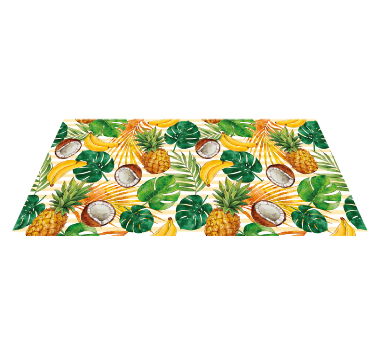 Tappeto pvc cucina paradiso di frutta tropicale - TenStickers