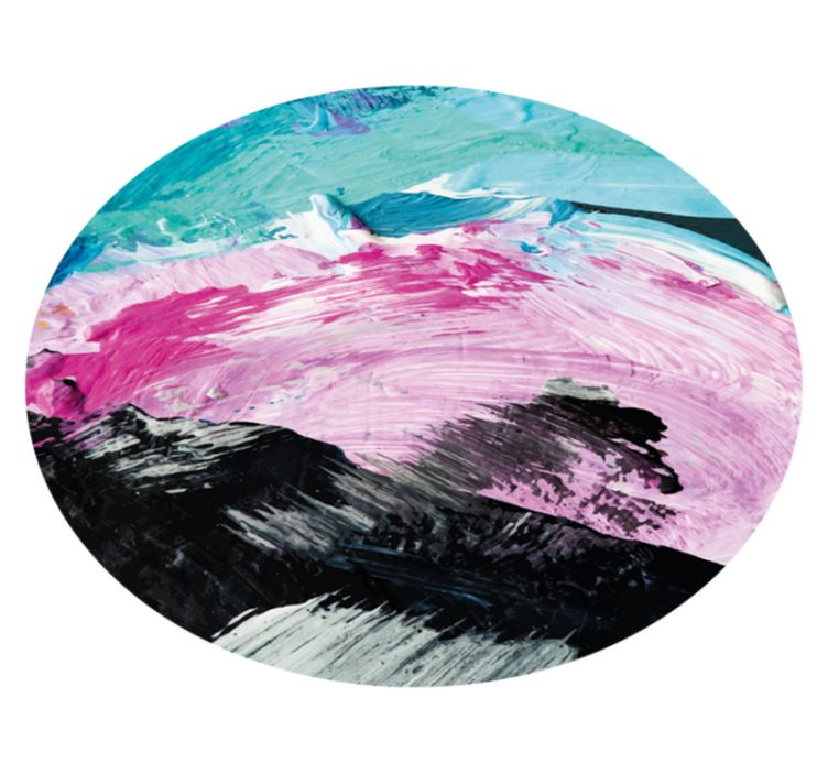 Tappeti vinile motivi vortice astratto vibrante - TenStickers