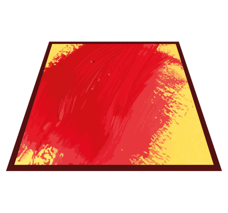 Tappeto vinile moderno spruzzi di colore vibranti - TenStickers