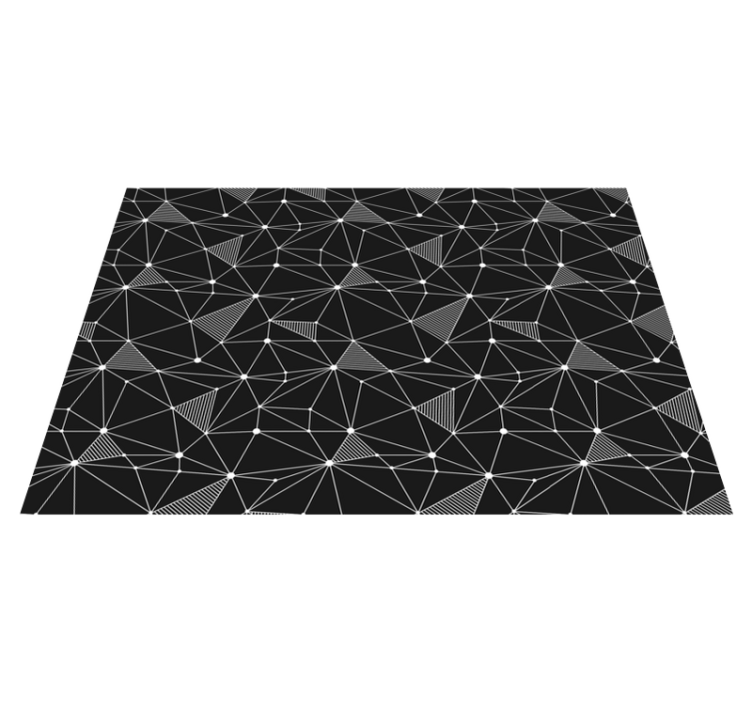 Tappeto vinile geometrico forme geometriche audaci - TenStickers